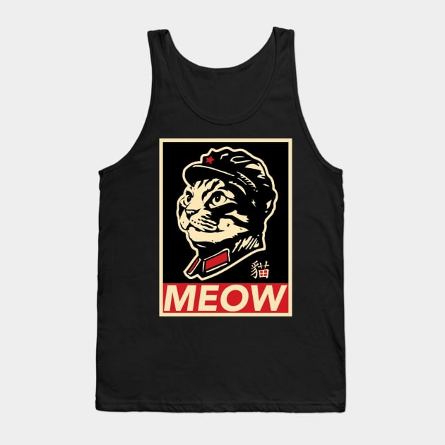 Chairman Meow Tank Top by Saimon